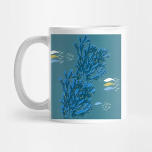 Coral and fish underwater Mug